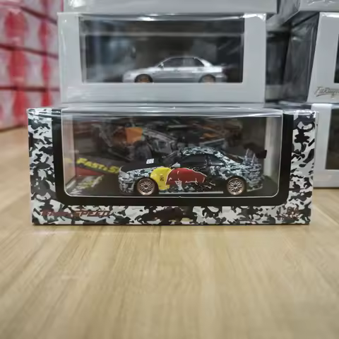 Fast Speed 1:64 GTR R34 Z-Tune Camouflage Color Diecast Model Car In 2025