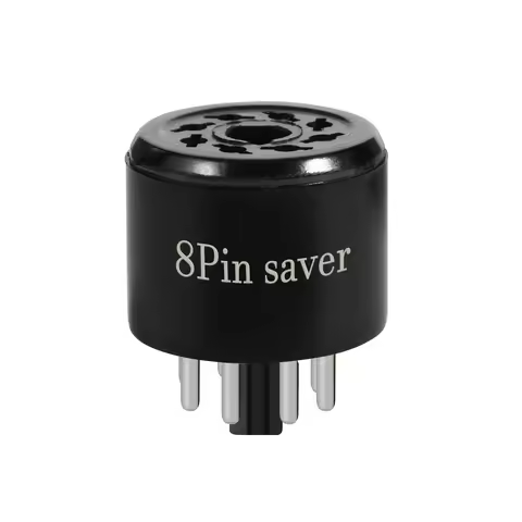 Black 8Pin Octal Vacuum Tube Socket Saver KT88 EL34 274B 5U4G 6SN7 KT66 6L6 6V6 5881 6550 CV181 6SL7