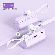 GOOJODOQ 4000mAh Lightning Port Power Bank | Portable Mini Powerbank for IOS iPad iPhone Airpod Andr