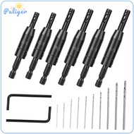 18Pcs Self Centering Hinge Drill Bit Set Replacement Hardware Centering Center Drill Bit for Furnitu