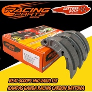DAYTONA KEVLAR DOUBLE CLUTCH - CARBON CLUTCH SHOE MIO J NMAX BEAT VARIO PCX ETC.
