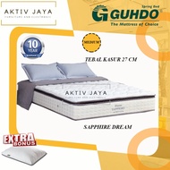 Kasur Springbed Sapphire Dream Pillowtop 90x200 Guhdo Spring Bed