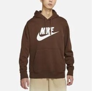 【WS】NIKE NSW CLUB HOODIE 咖啡色 男衣 基本款 運動 休閒 帽T BV2974-259