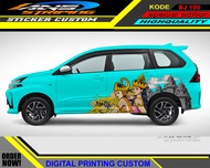 DECAL STICKER MOBIL SIGRA / STICKER MOBIL CALYA / STICKER MOBILIO / STICKER MOBIL WAYANG