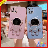 Casing Realme C11 2021 Case Stand Desain Astronot Yhy Untuk Realme C11