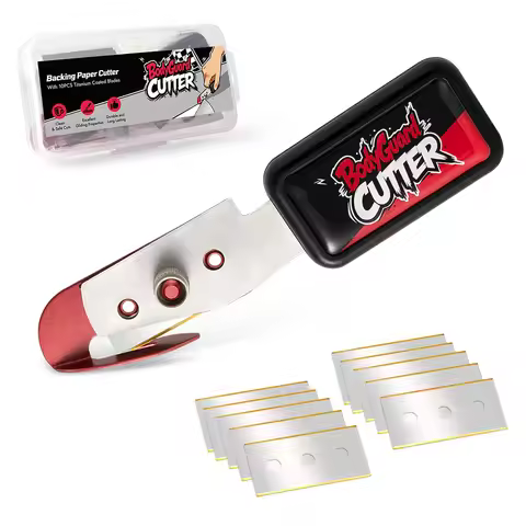EHDIS Vinyl Knife Wrapping Paper Backing Slitter Cutter Hidden Blade with Hidden Blade Film Safety U