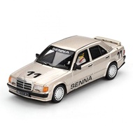 Mini GT MGT01076-L 1076 1/64 Mercedes-Benz 190 E 2.3-16 #11 Ayrton Senna 1984 Nürburgring Race of Ch