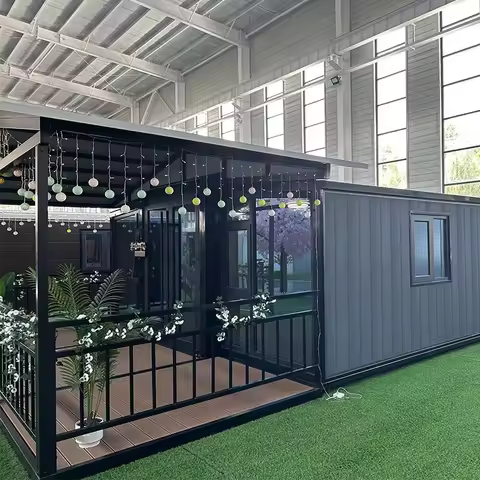 Detachable 40ft Used Container Houses Modular House 2 Bedroom Prefab Shipping Movable Fabricated Hou
