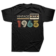 Cassette Vintage 1963 63th 63 Years Birthday Party Men's T-Shirt Limited Edition Retro Graphic Cotto