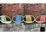 3V SHELL STRING CHAIR / HAM CHAIR / REST CHAIR / RELAX LEISURE DINING CHAIR / KERUSI MALAS REHAT / BANGKU