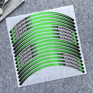 For Kawasaki Z900 z 900 Motorcycle Wheel Rim Stickers Reflective Hub Stripe Tape Decals Motor Cycle