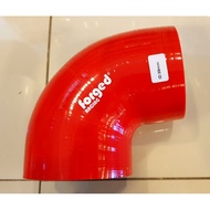 89mm 89 mm 3.5" Forged Racing Elbow 90 degree Straight Red Silicone Hose