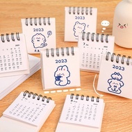 Creative Fruit Text Series Small Mini Cute Desk Calendar Desktop Decoration Student INS 2023 Mini Calendar