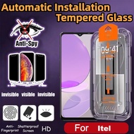 Easy Installation Tempered Glass Privacy Screen Protector For Itel S23 A80 A50 A50C A05s 4G 5G 2025