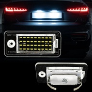 2Pcs For Audi LED Number Light A3 A4 S4 RS4 B6 B7 A6 RS6 S6 C6 S5 Q7 A8 S8 Avant Canbus Error Free L