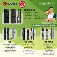 Lockin Digital Lock Veno Plus, X9, SV40, S6 Max, V5max Door Lock, V3 Gate Lock, Smart, Secure, 2 Yea