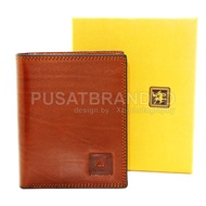 IMPORTED GENUINE LEATHER MEN'S WALLET | DAVID JONES 18-05 CHOCOLATE
