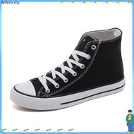 【DING DANG】READY STOCK Korean Style Fashion shoes Men Women Canvas High top casual student shoes Out