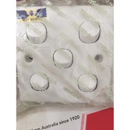 100% Original Clipsal Switch Socket 2Gang, 3Gang, 4Gang, 5Gang, 13A Twin Gang, 15A 1Gang,TEL...