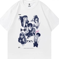 KPOP T-shirt - Bandit Area "TXT kpop boy hi" vintage T-shirt L