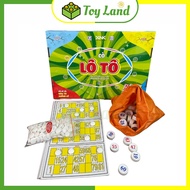 [LHT] Lô Tô Liên Hiệp Thành Loại Xịn 1 Mặt Số Nhựa Melamine Cờ Loto Đồ Chơi Giải Trí Ngày Tết