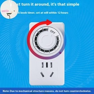 XOITR 12/24 Hours Cyclic Timer Switch Kitchen Timer Outlet Loop Universal Timing Soet Mechanical Tim