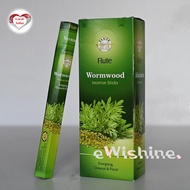 1 Box of Flute Wormwood Indian Incense Joss Sticks (6 packets = 120 sticks)