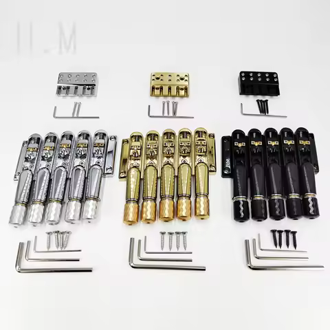 High-Grade Headless Bass Bridge 5 Strings Copper Code Bass Pull String Plate 5 strings Electric Bass