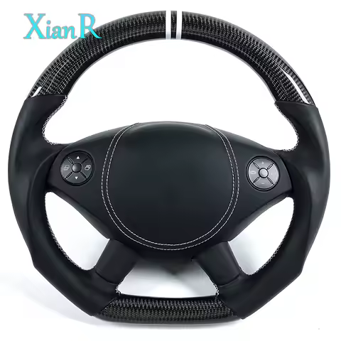 For Mercedes Benz v S CL CL500 S500 C216 W221 AMG Carbon Fiber Steering Wheel Supports Customization