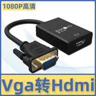 Akihabara Vga To Hdmi Converter Laptop Desktop Computer Connected To Monitor Screen Hdml TV Projecto
