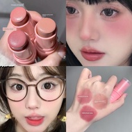 blusher stick blush Girl Feeling Vitality Smooth Blush Stick Natural Matte Cream So Smudged Tender c
