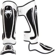 全新泰拳護腳脛M碼 VENUM PREDATOR STANDUP SHIN GUARDS - BLACK/ICE
