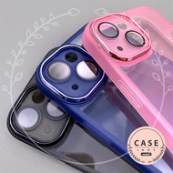 Soft Clear Case For Iphone 15 15+ 15Pro 15 ProMax The Edges Are Cloudy And Elegant. Can Be Used On A