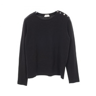 【二手，A級】愛馬仕長袖T卹，Sellier紐帶，純棉，女士T卹