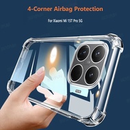 Xiomi 17TPro Case Clear Airbag Tpu Slim Bumper For Xiaomi Mi 17T Pro 5G mi17tpro 2506BPN68G mi15t 25