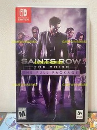 《今日快閃價》（中古二手）Switch NS遊戲 黑街聖徒3 完全版 年度版  Saints Row The Third The Full Package 美版英文版