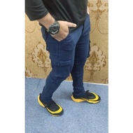 Seluar cargo 6pocket slim fit