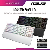 ASUS ROG STRIX SCOPE II 96 WIRELESS GAMING KEYBOARD X901, 96% LAYOUT, TRI-MODE CONNECTION & ROG NX M