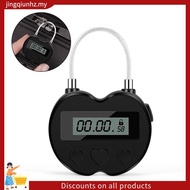 Smart Time Lock LCD Display Time Lock Multifunction Travel Electronic Timer, Waterproof USB Recharge