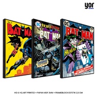 Vintage Batman Comic Cover Poster Frameblock - 70s Batman Comic Poster