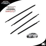 Weather Strip 4 Doors แท้ สี Black Soluna Vios Belta Toyota 4 ประตู ปี2007-2012 ขนาด 95x3.5x1 มีบริก