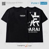 Áo thun Girls Und Panzer OARAI High School (Black) ngắn tay S-5XL