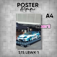 S15 LBWK Poster S15 Liberty Walk A4 Poster/