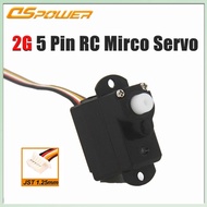 2g Micro Servo 5 Pin Wltoys Fixed-wing A220 F949 A160 A800 Universal Servo For RC Drone Mini Plane F