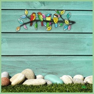 [Toolroom] Wall Decoration Birds Made of Twigs Made of Metal, Wall Sculpture for Garden Or