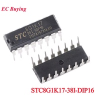 5Pcs/1pc STC8G1K17 STC8G1K17-38I DIP16 STC 8G1K17-38I Single Chip Microcontroller IC Controller Chip