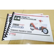 Yamaha Passola SA50 Part Catalogue Book