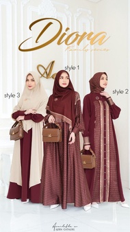 Gamis Mom Diora Family Series Gladiola by Aden Hijab