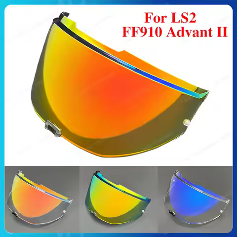 FF910 Motorcycle Helmet Visor Lens For LS2 FF910 Advant 2 Replace Anti-UV Anti-Scratch Dustproof Mot