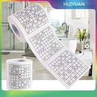 HUIYUAN Novelty Funny Number Sudoku พิมพ์กระดาษชำระ Gift1ม้วน2ชั้น